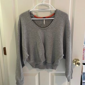 Free people grey sweater